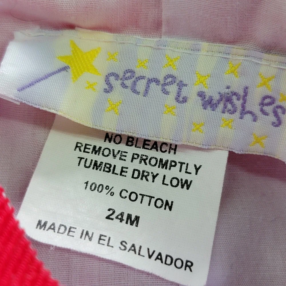 Secret Wishes Toddler‎ Boys Red Corduroy Smocked Pirate Longall Romper 24M